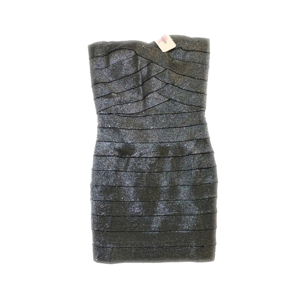 L’ATISTE Sparkle Strapless Dress NWT